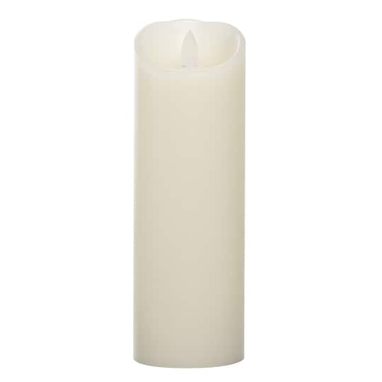 iFlicker Ivory 3&#x22; x 9&#x22; LED Pillar Candle by Ashland&#xAE;